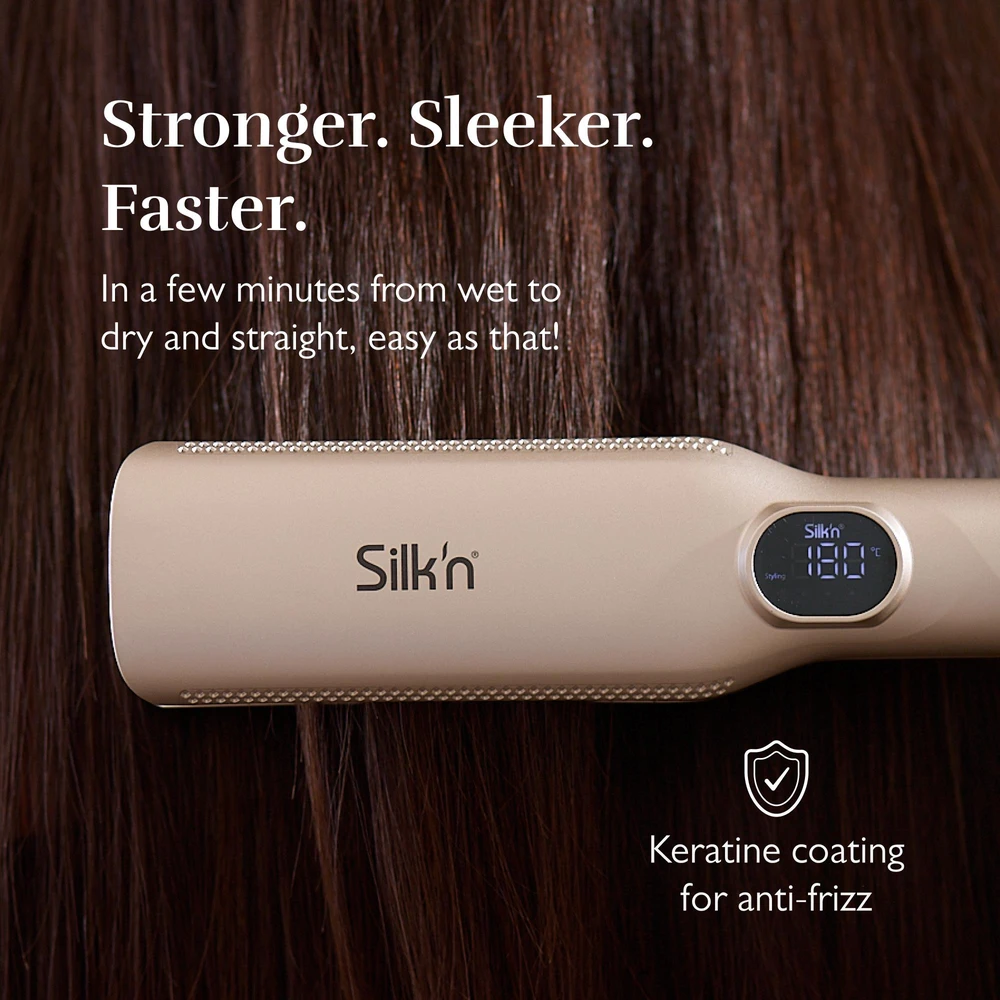 Inovatyvus plaukų džiovinimo, tiesinimo ir formavimo prietaisas Silk'n SilkyAir Trinity 3-in-1