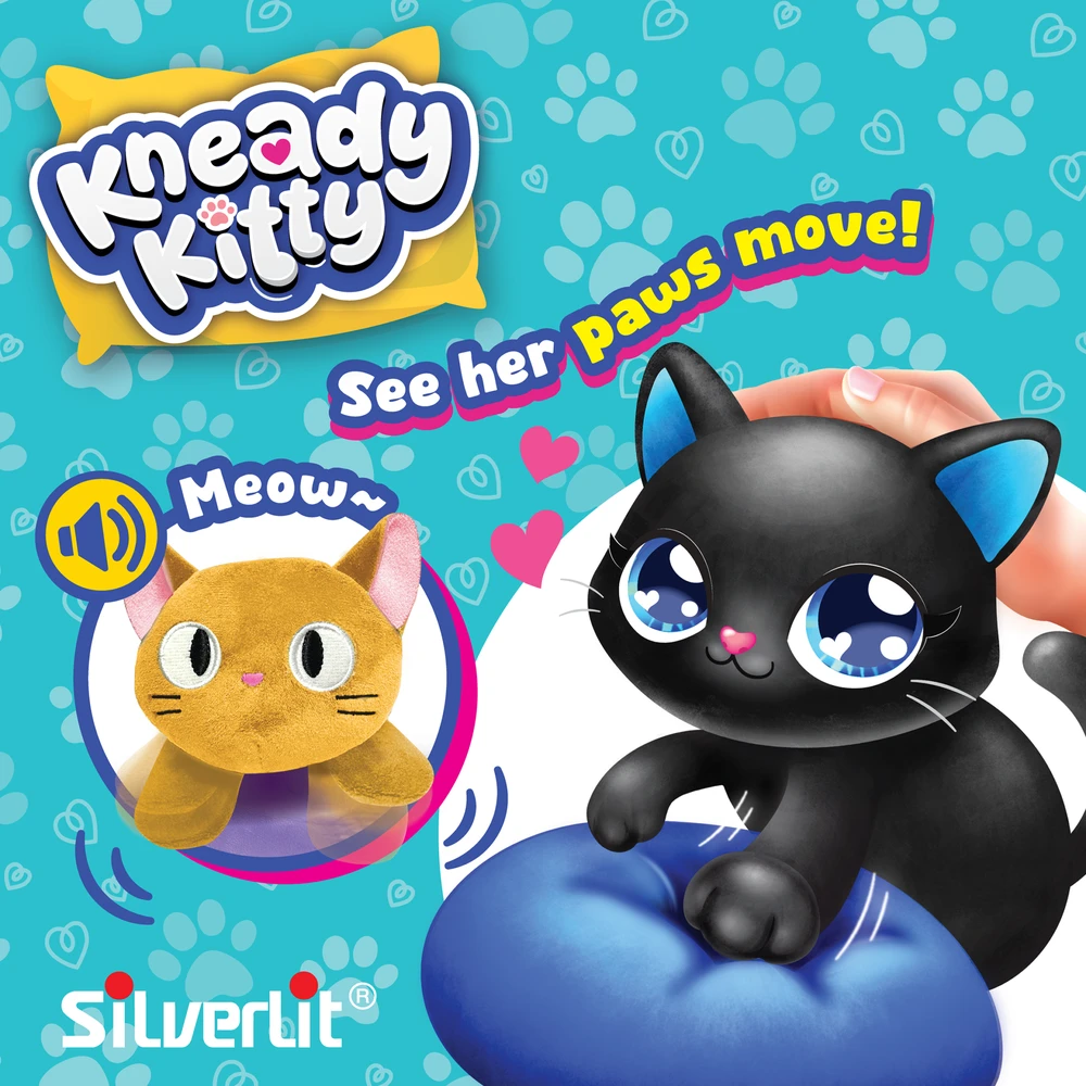 „Silverlit“ – geltonas „Kneady Kitty“ žaisliukas (89277)