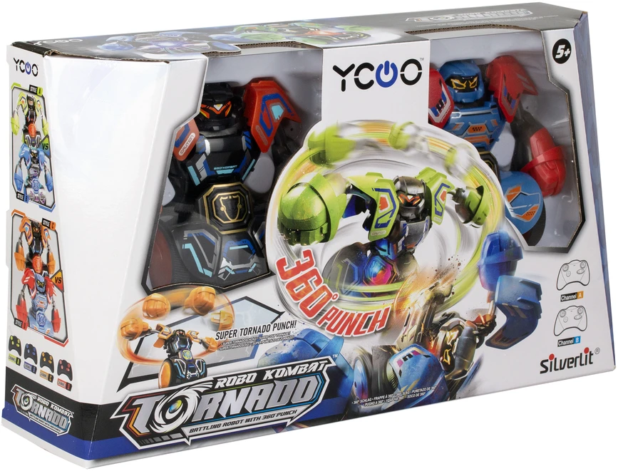 SILVERLIT YCOO Radijo bangomis rinkinys „Robo Kombat Tornado“