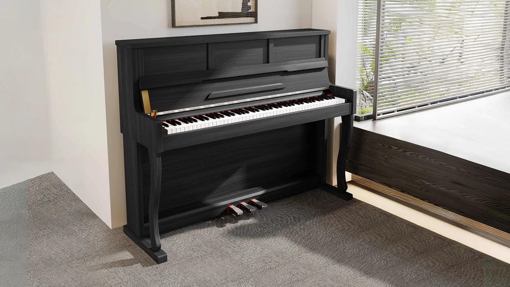 Kruger & Matz KMDP-755 skaitmeninis pianinas, matinė juoda