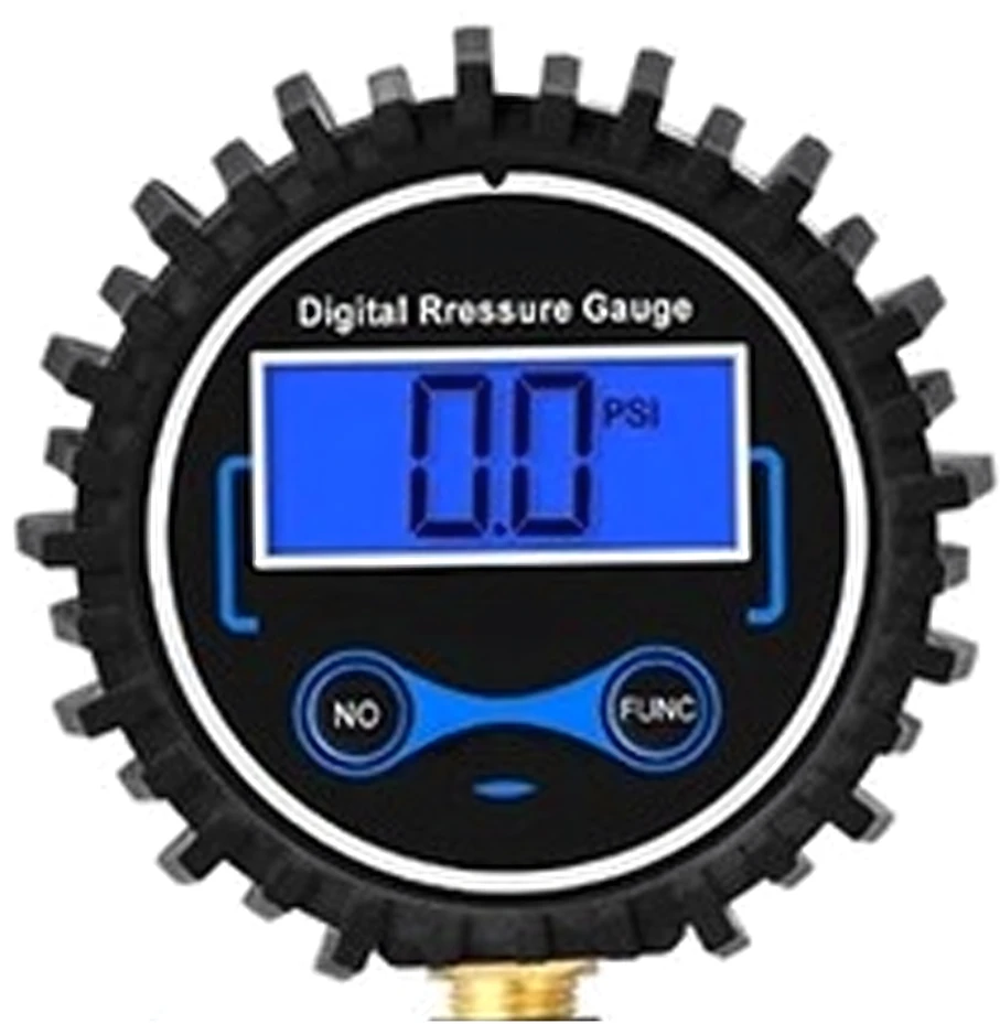 Skaitmeninis pistoletas su elektroniniu manometru padangoms ir ratlankiams pripūsti, 14 barų