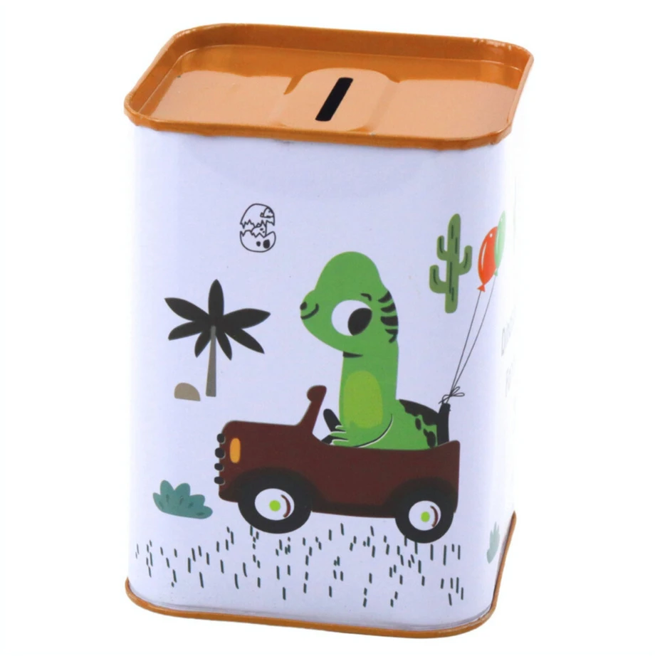 Lean Toys Metalinis taupyklės dinozauras automobilyje 11x8 cm