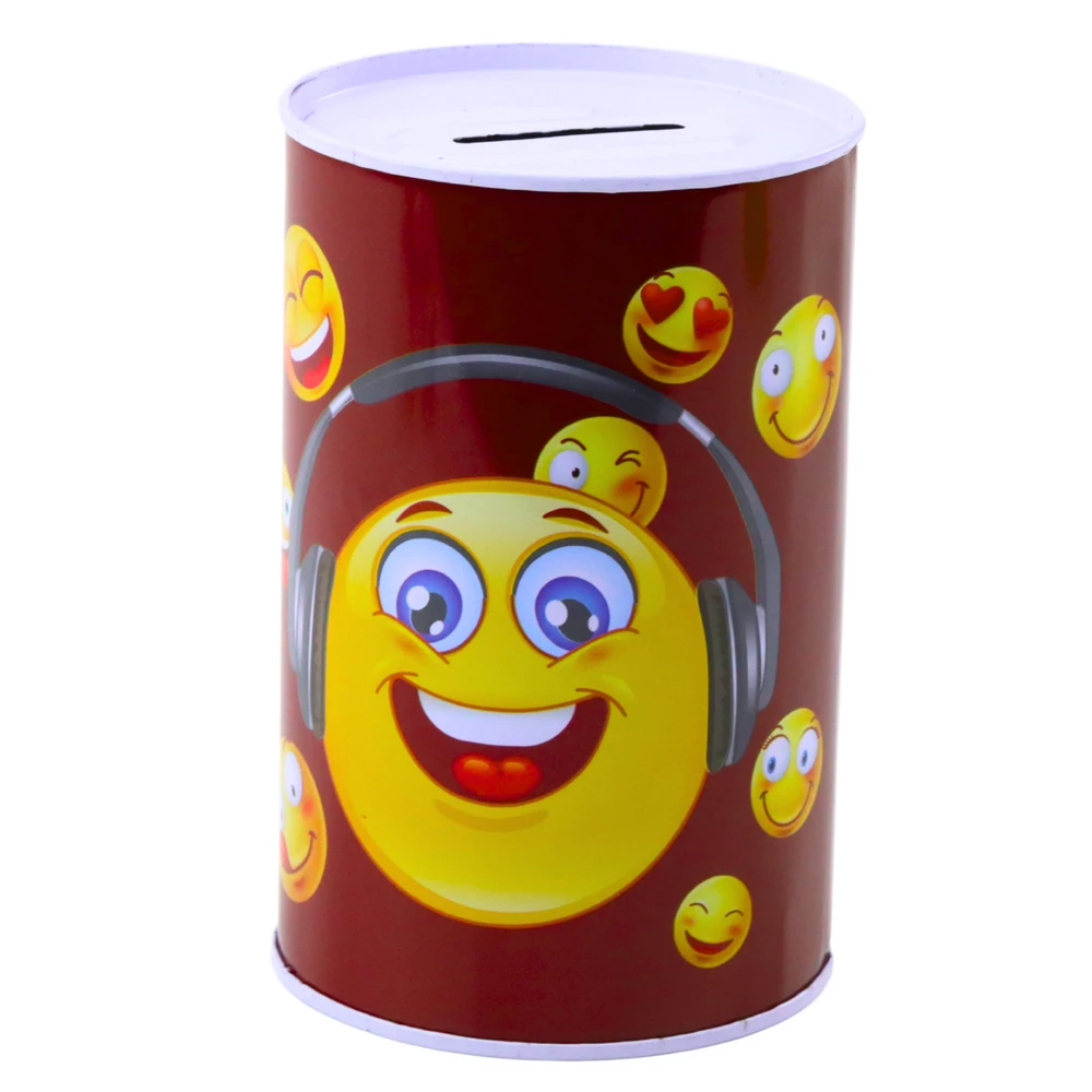 Lean Toys Vaikiška metalinė taupyklė su emoji