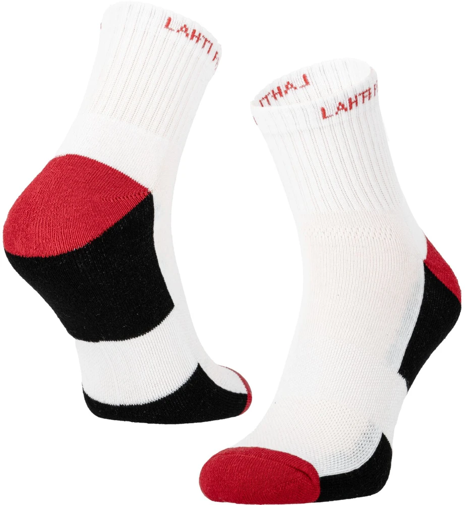 Lahti Pro Kojinės LahtiPro Baltos-Raudonos Dydis 43-46 (3 poros)