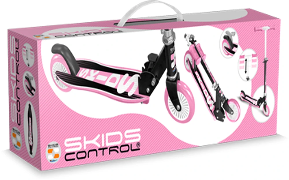 „Skids Control“ – sulankstomas paspirtukas – ROŽINIS (60224)