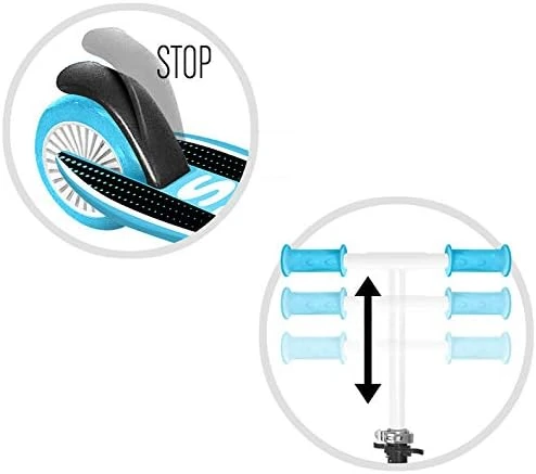 „Skids Control“ – sulankstomas paspirtukas – mėlynas (60225)