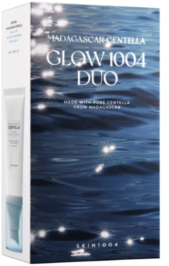 SKIN 1004 Skin1004 Madagascar Centella Glow 1004 Duo dovanų rinkinys-serumas 50ml ir apsauginis saulės serumas 50 ml