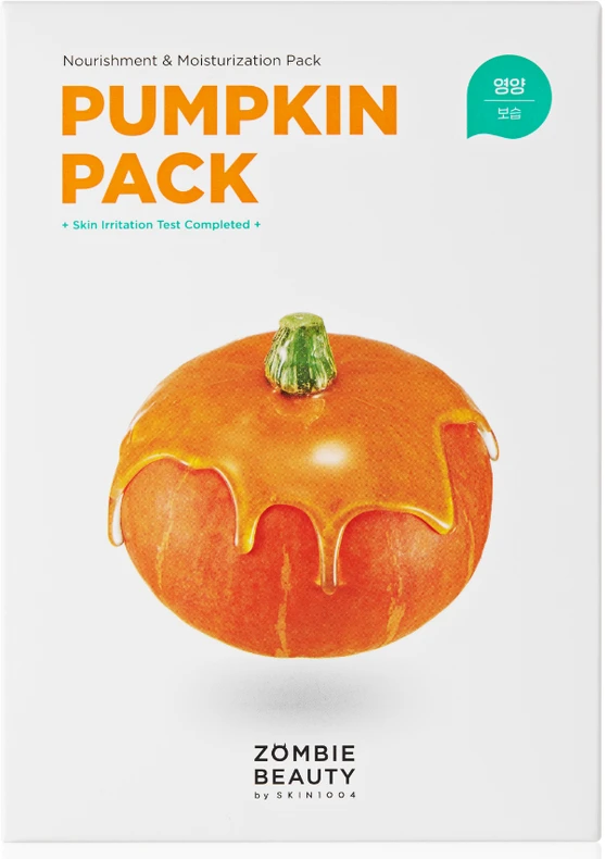 SKIN1004 maitininantis veido kaukė su moliūgų ekstraktu Zombie Beaty (Pumpkin Pack) 16 x 4 g