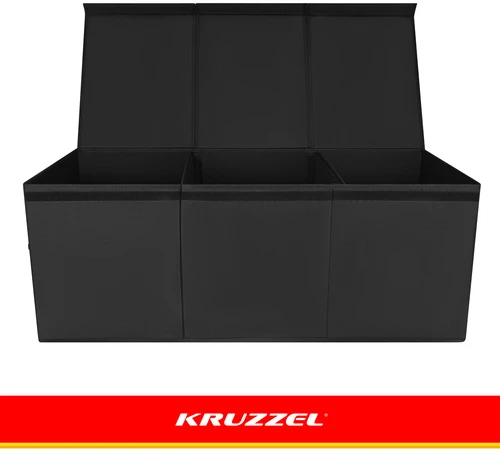 Žaislų skrynia – juodas Kruzzel