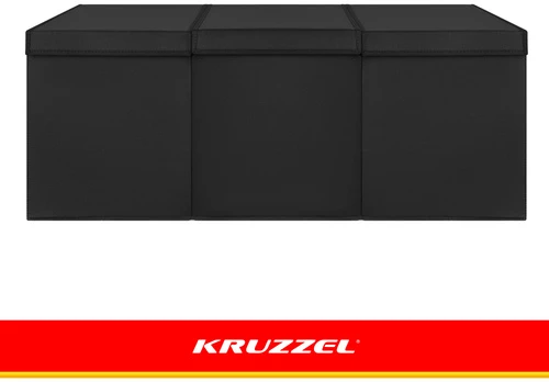 Žaislų skrynia – juodas Kruzzel