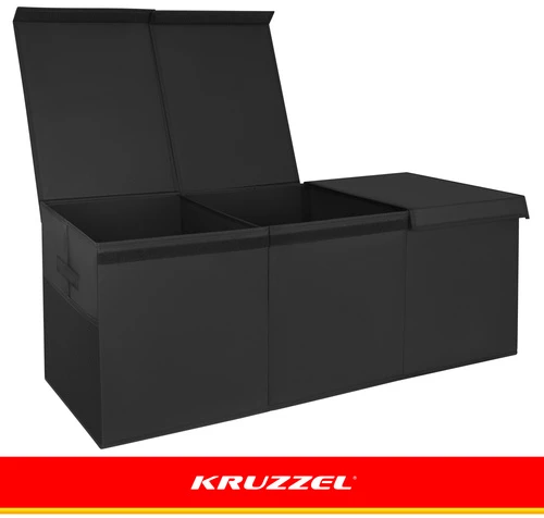 Žaislų skrynia – juodas Kruzzel