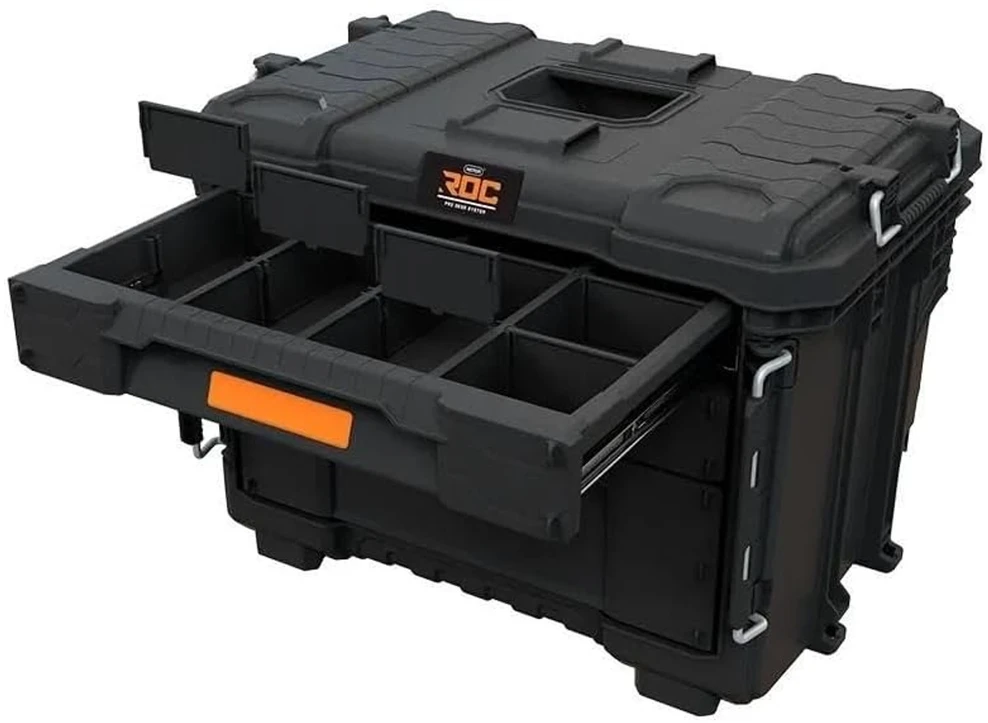 Keter įrankių dėžė su stalčiais ROC Pro Gear 2.0 XL, 56,5 x 37,5 x 41,3 cm