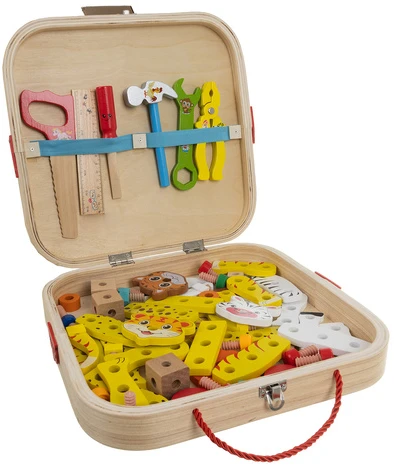 Kruzzel 26581 Wooden Tool Box