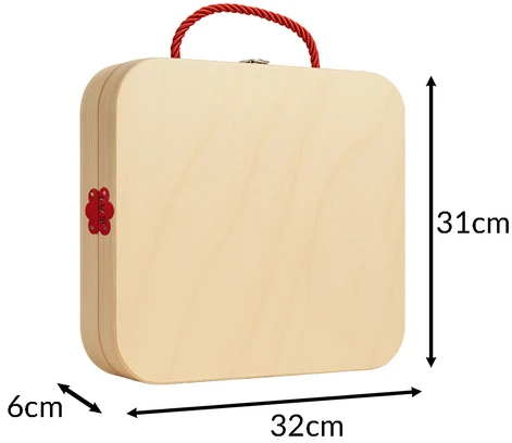 Kruzzel 26581 Wooden Tool Box