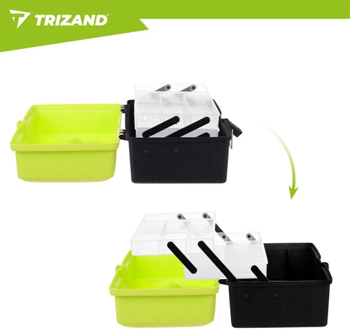 Trizand žvejybos reikmenų dėžutė