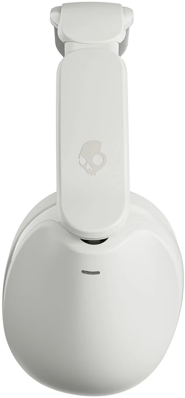„Skullcandy Hesh 360“ ausinės, uždengtos ausimis, baltos, su kaulo spalvos danga.