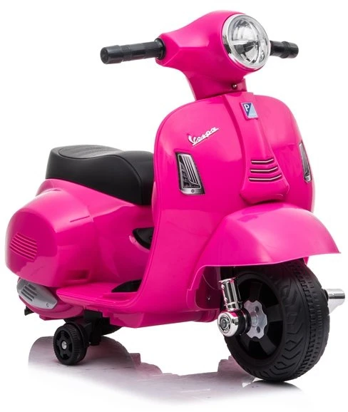 Lean Cars Elektrinis motoroleris vaikams Vespa GTS 300 Mini, rožinis