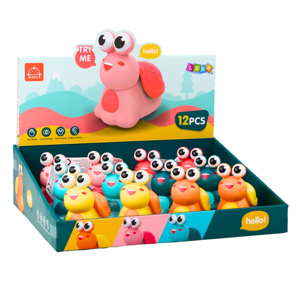 Lean Toys Interaktyvus vėžliukas su mechaniniu judesiu vaikams