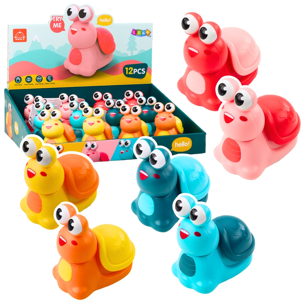 Lean Toys Interaktyvus vėžliukas su mechaniniu judesiu vaikams
