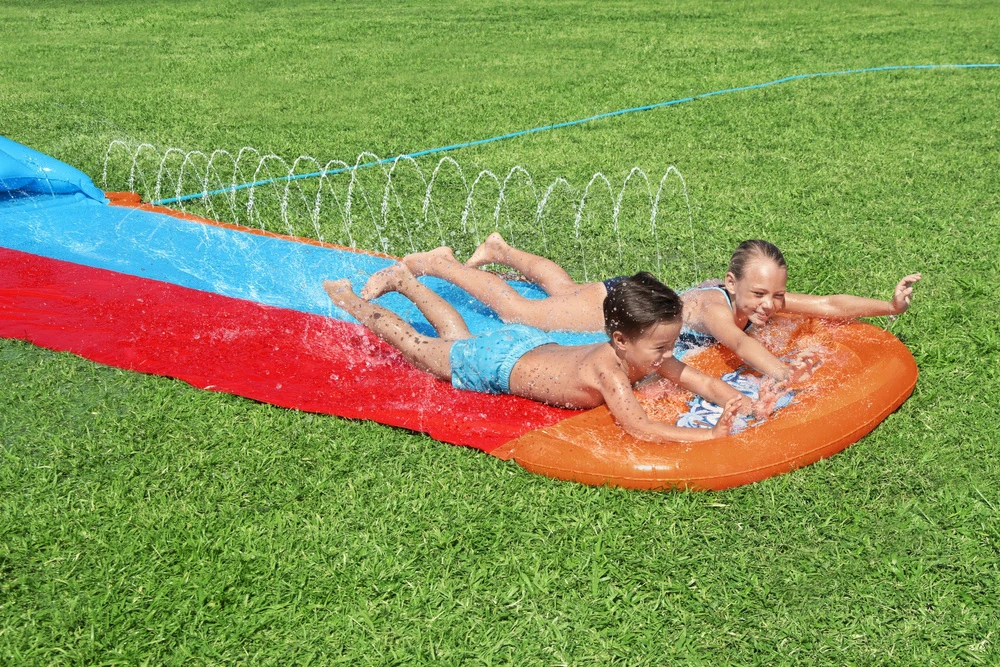 Bestway H2OGO Tsunami Splash Ramp Dviguba vandens čiuožykla