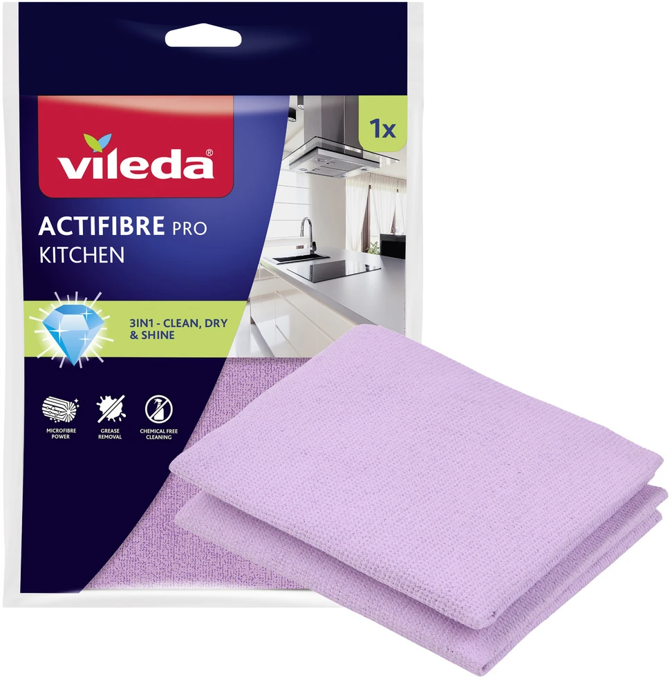 Mikropluošto šluostė virtuvės paviršiams Vileda 1vnt