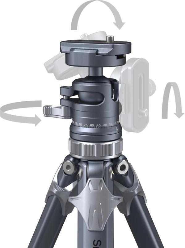 „SmallRig - 4222“ lengvas kelioninis trikojis AP-02
