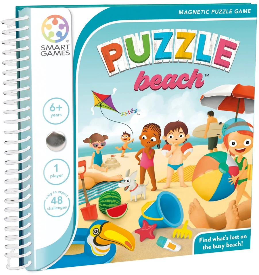 Smart Games „SmartGames“ – „Magnetic Travel“ – Dėlionė „Paplūdimys“ (Šiaurės Amerika) (SG2327)