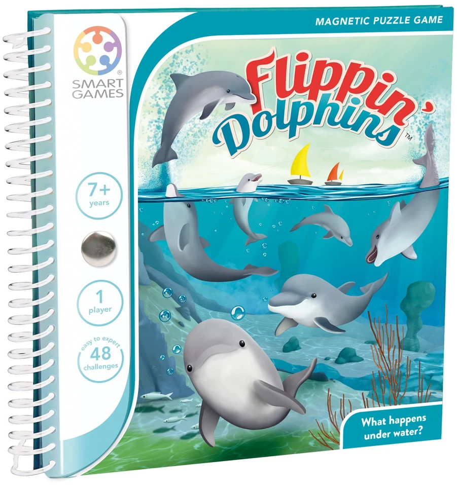Smart Games „SmartGames“ – Magnetinė kelionė – „Flippin Dolphins“ (Šiaurės regionas) (SG2330)