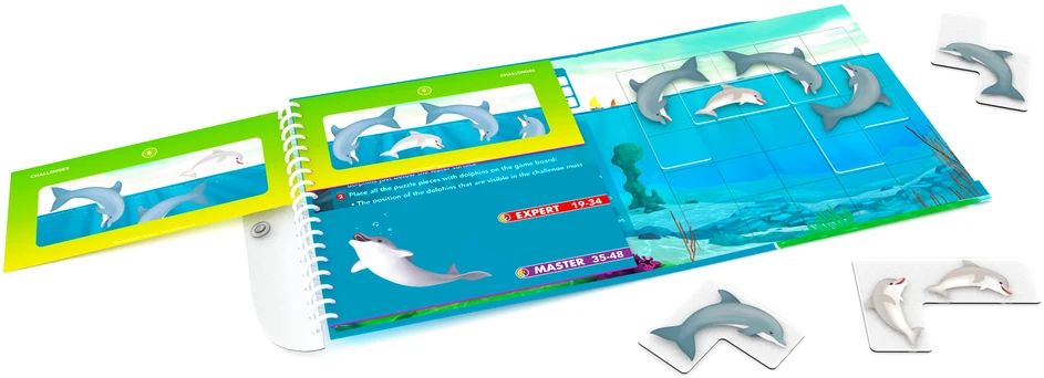 Smart Games „SmartGames“ – Magnetinė kelionė – „Flippin Dolphins“ (Šiaurės regionas) (SG2330)