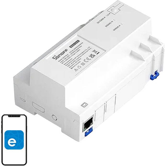 Sonoff SPM-Main išmanusis jungiklis Wi-Fi/Ethernet galios matuoklis