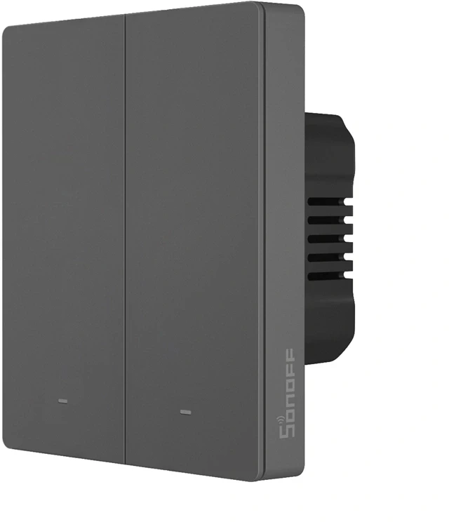 SONOFF M5 2 klavišų sieninis jungiklis 80mm pločio M5-2C-80