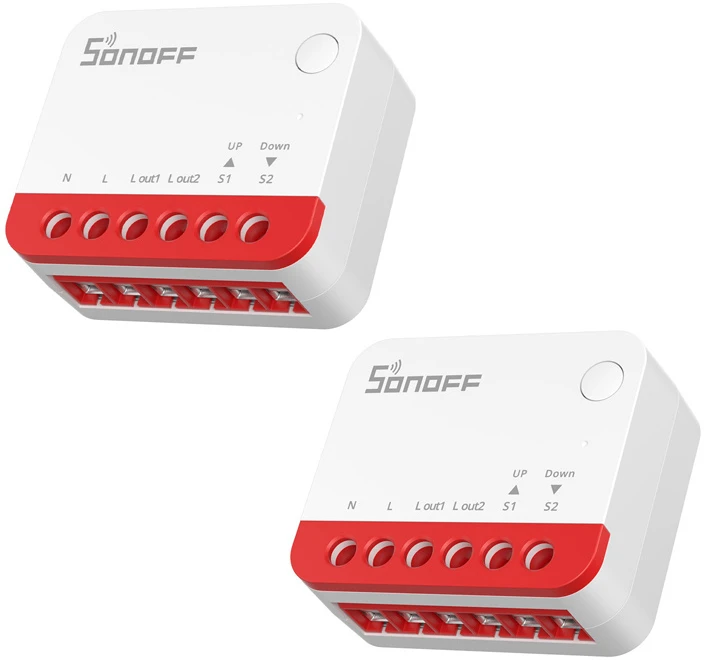 Išmanusis „ZigBee“ žaliuzių jungiklis „Sonoff MINI-ZBRBS“ (2 vnt. pakuotėje)
