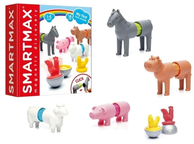 Smartmax SMART MAX konsturktorius Mano pirmoji gyvūnų ferma SMX221