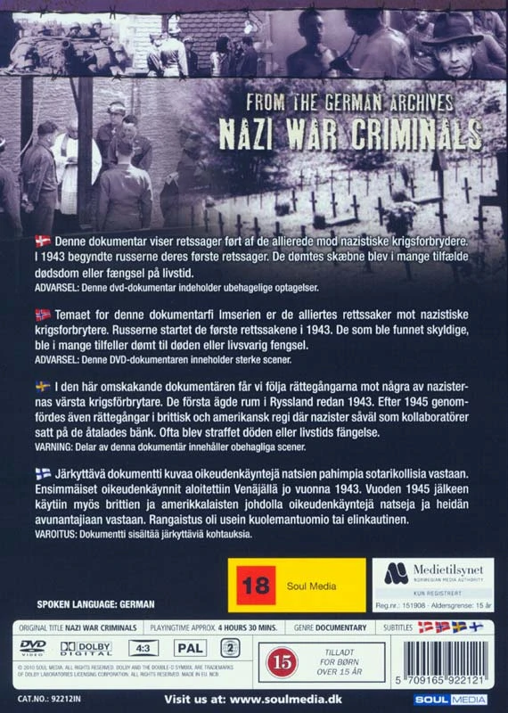 SMD Nacių karo nusikaltėliai (3 diskai)