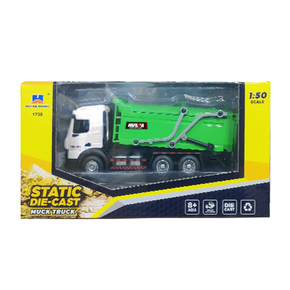 Metalo šiukšliavežis Huina 1:50