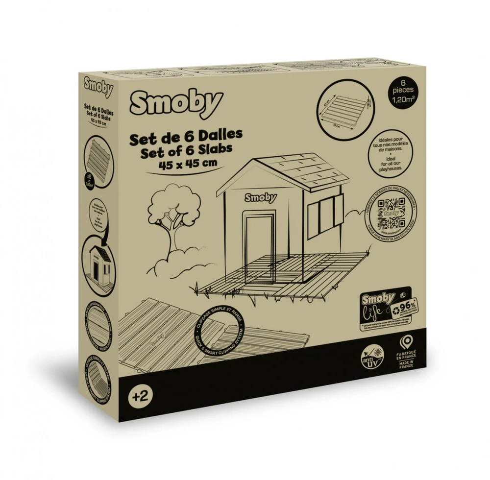 Smoby Podłoga Grindys „Life“ sodo nameliui