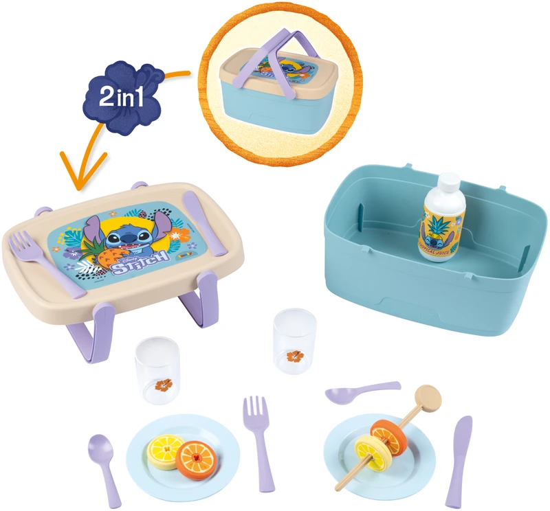 Smoby - Stitch 2in1 iškylų ​​krepšelis (7600312516)