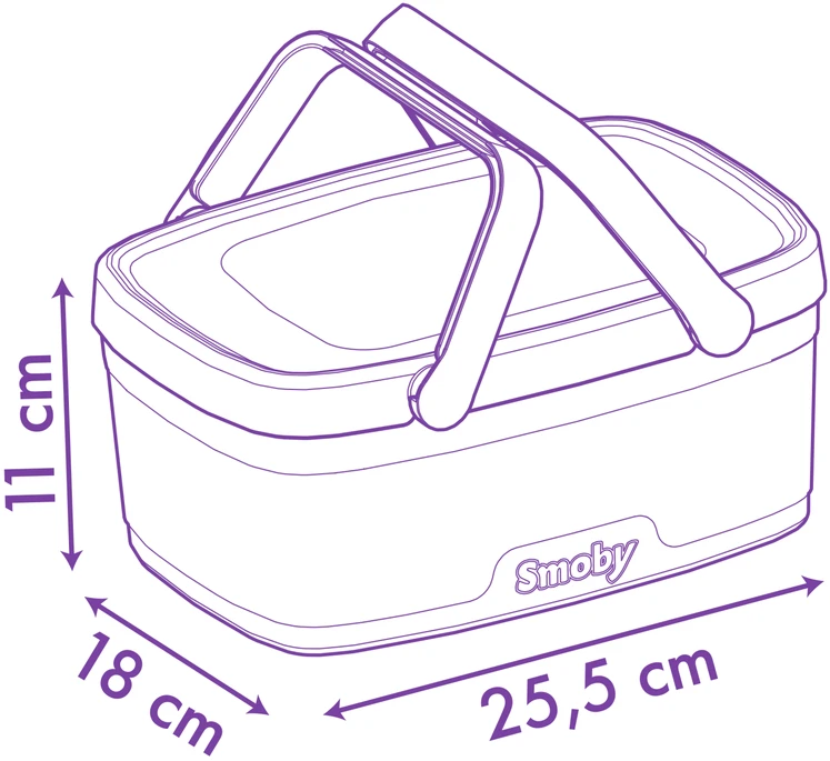 Smoby - Stitch 2in1 iškylų ​​krepšelis (7600312516)