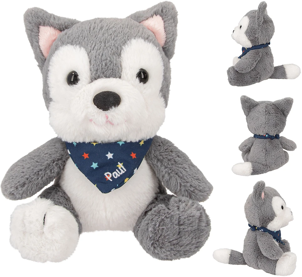 SNUKIS Pliušinis vilkas Paulius 18 cm (0412455)