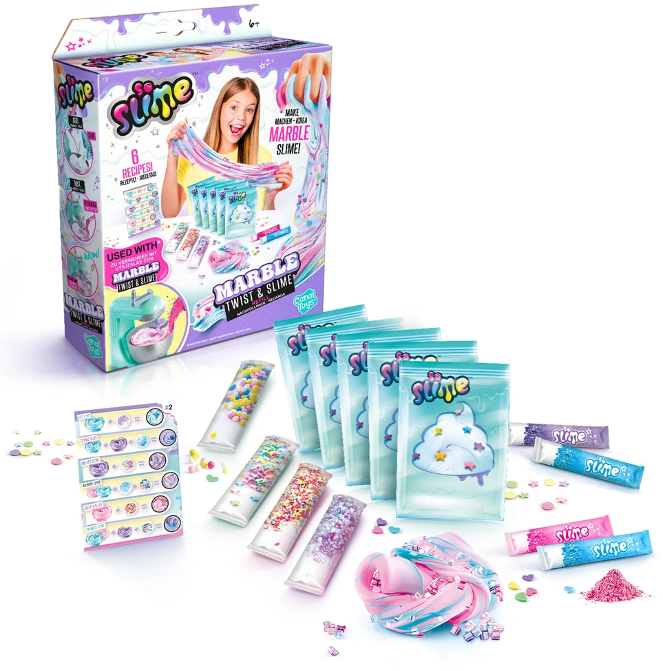 So Slime Taigi gleivės - Marmurinis posūkis ir gleivių papildymas (2390)