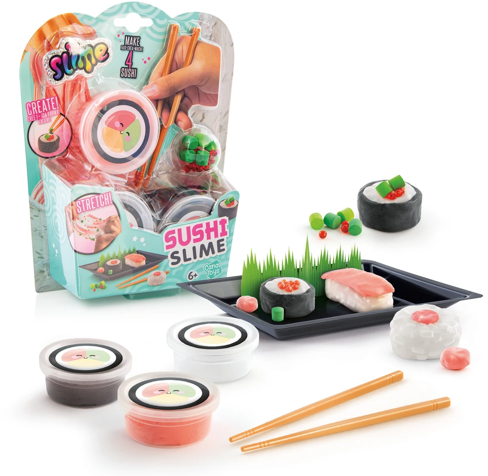 Nezatříděno SO SLIME Kūrybinis gleivių rinkinys „Sušiai“