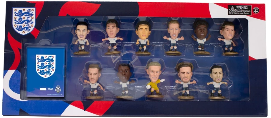 „Soccerstarz“ – Anglijos rinktinės 11 figūrėlių rinkinys (2024 m. versija)