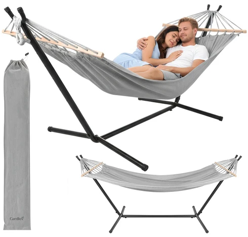 Iso Trade sodo hamakas 200x150cm Gardlov su rėmu 27293