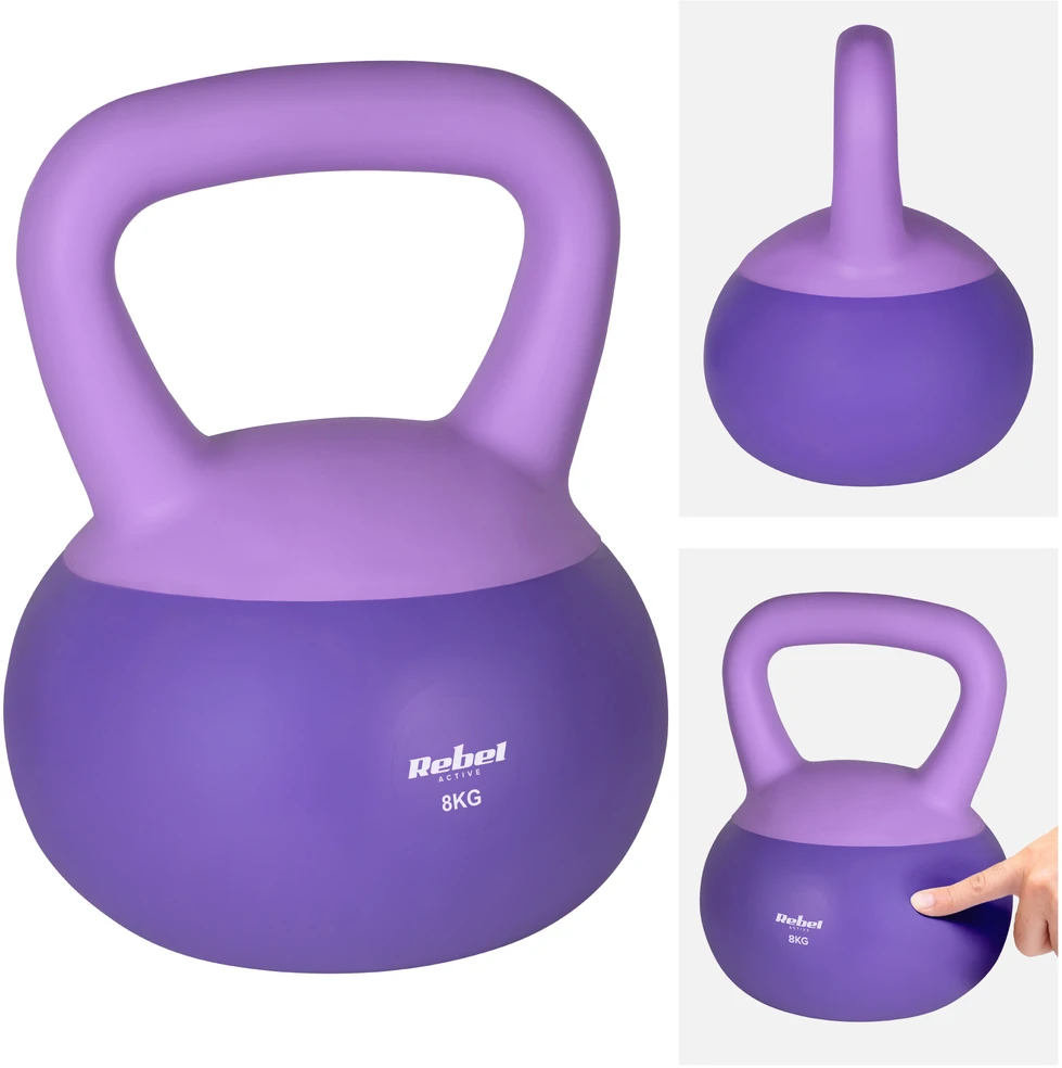 Soft Minkštas vinilo svarmuo 8kg REBEL ACTIVE
