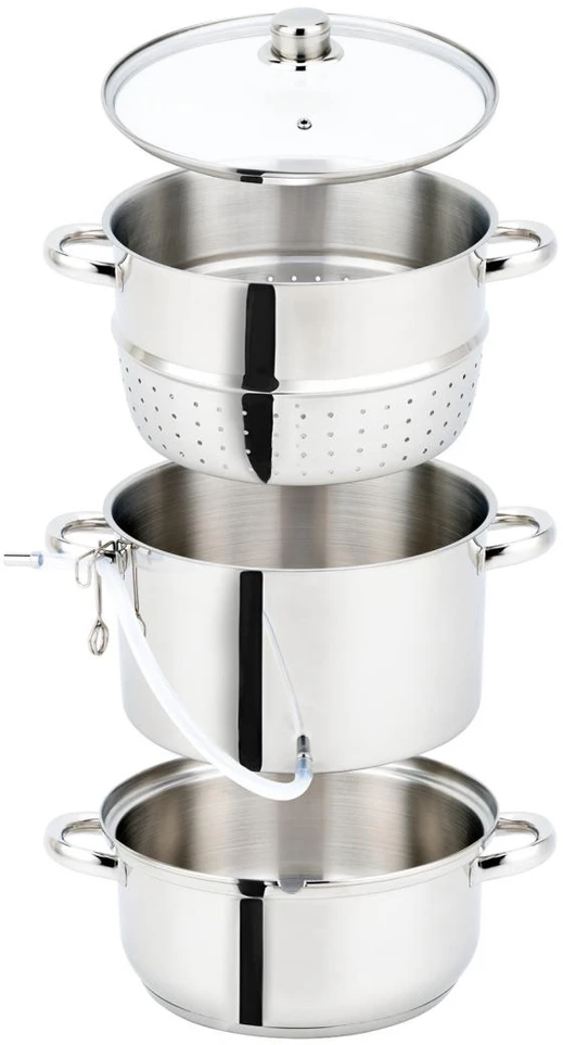 Sokownik Garinė sulčiaspaudė, plieninė, 8 l, indukcinė, Klausberg, kb-9032