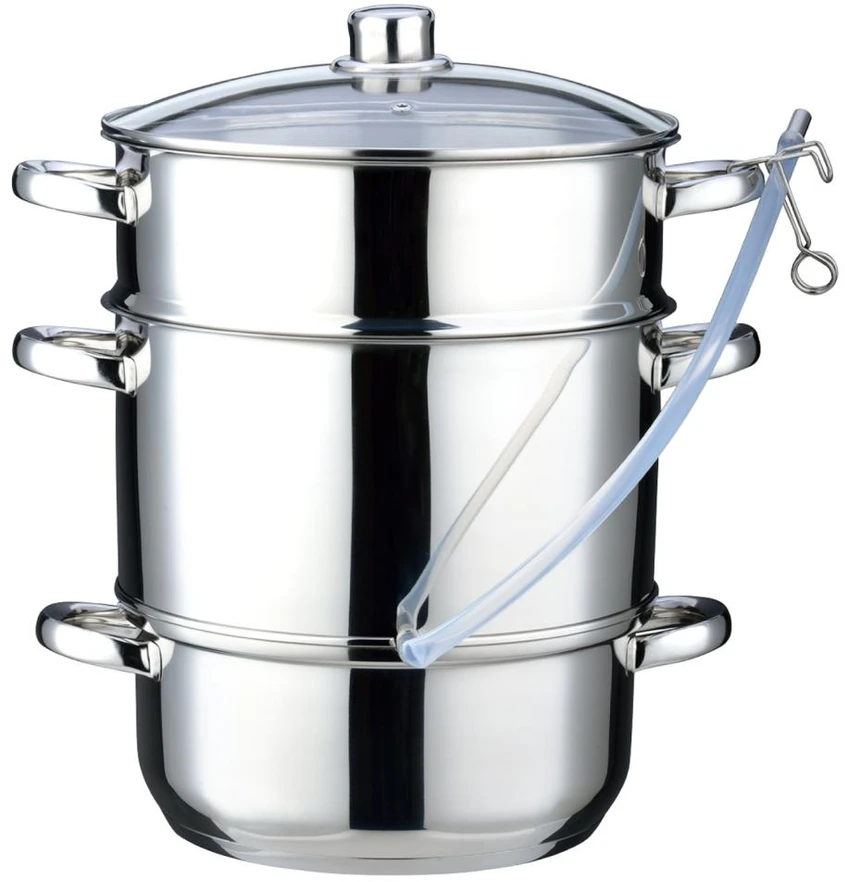 Sokownik Garinė sulčiaspaudė, plieninė, 8 l, indukcinė, Klausberg, kb-9032