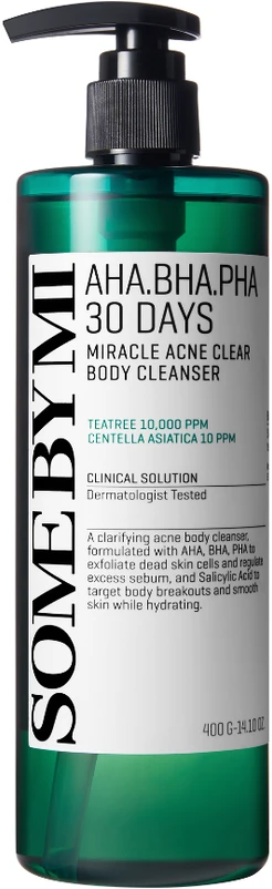 Kūno prausiklis SOME BY MI AHA∙BHA∙PHA 30 Days Miracle Acne Clear Body Cleanser, 400 ml