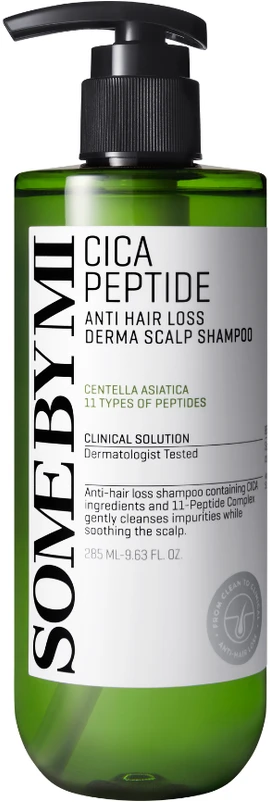„Some By Mi“ – „Cica Peptide“ šampūnas nuo plaukų slinkimo, skirtas galvos odai ir galvos odai, 285 ml