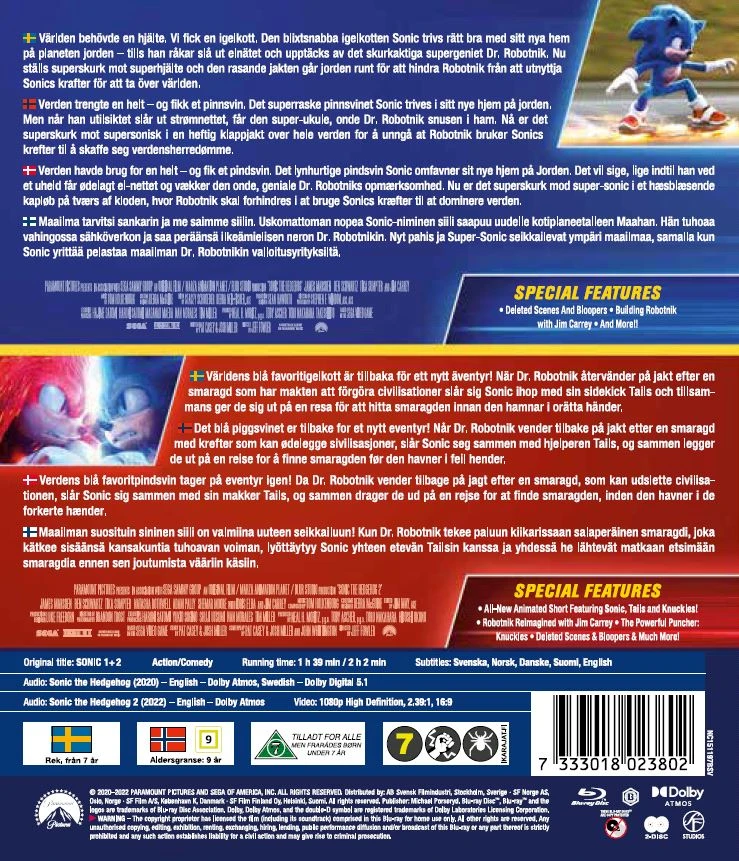 SONIC 1+2