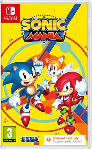 „Sonic Mania“ (kodas dėžutėje) – „Nintendo Switch“
